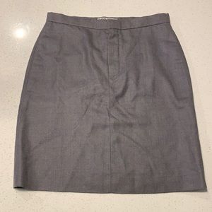 Chloé Gray Pencil Skirt